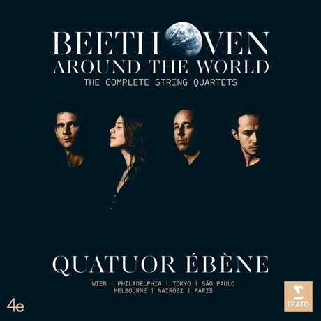 AROUND THE WORLD: STRING QUARTETS 4, 5 & 16/ QUATUOR EBENE [베토벤: 현악 사중주 전곡 - 에베네 사중주단]