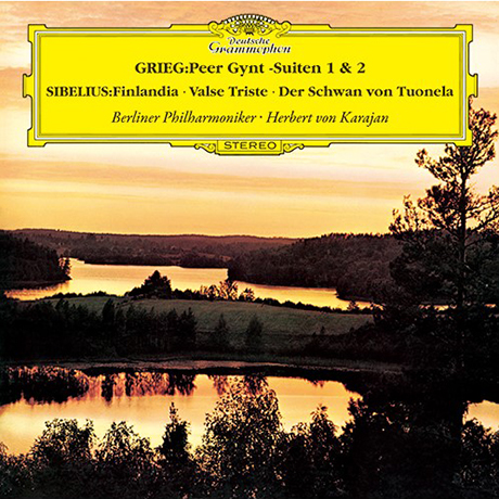 PEER GYNT SUITEN & FINLANDIA, VALSE TRISTE, DER SCHWAN VON TUONELA / HERBERT VON KARAJAN [SHM-CD] [그리그: 페르 귄트 모음곡 & 시벨리우스: 관현악 모음집 - 카라얀]