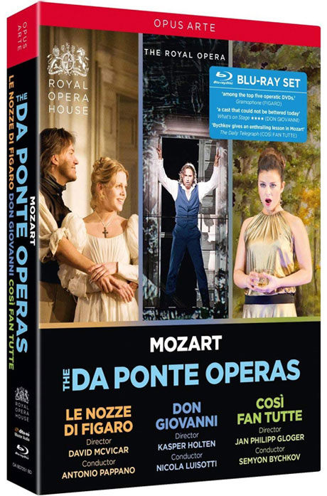 THE DA PONTE OPERAS: LE NOZZE DI FIGARO, DON GIOVANNI, COSI FAN TUTTE [모차르트: 피가로의 결혼, 돈 조반니, 코지 판 투테]