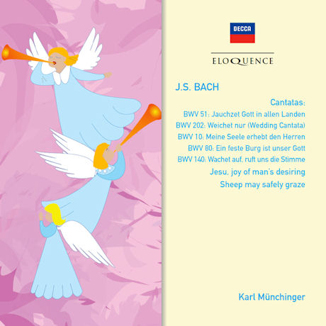 CANTATAS BWV 51,202,10,80,140/ KARL MUNCHINGER [바흐: 칸타타 - 칼 뮌힝거]