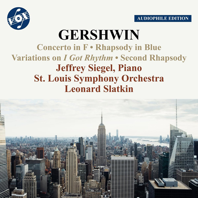 CONCERTO IN F & RHAPSODY IN BLUE/  JEFFREY SIEGEL [거슈윈: 피아노 협주곡, 랩소디 인 블루 - 제프리 시겔]
