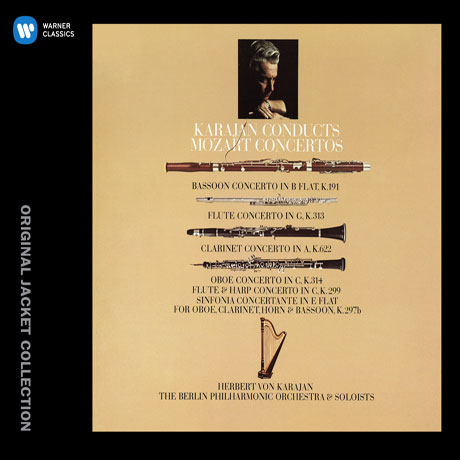 MOZART: WIND CONCERTOS [워너 오리지널 자켓 컬렉션] [헤르베르트 폰 카라얀: 모차르트 관악 협주곡집] [한정반]