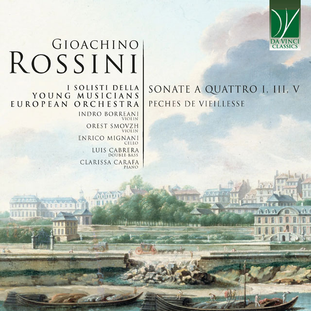 SONATE A QUATTRO 1,3,5/ I SOLISTI DELLA YOUNG MUSICIANS EUROPEAN ORCHESTRA [로시니: 4성부 소나타 1번, 3번, 5번 - 이 솔리스티 델라 영 뮤지션스 유러피언 오케스트라]