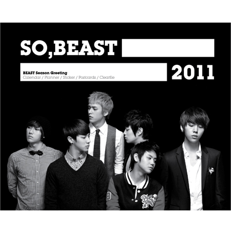 SO, BEAST 2011: BEAST SEASON GREETING [캘린더+플래너+엽서+클리어파일+스티커]