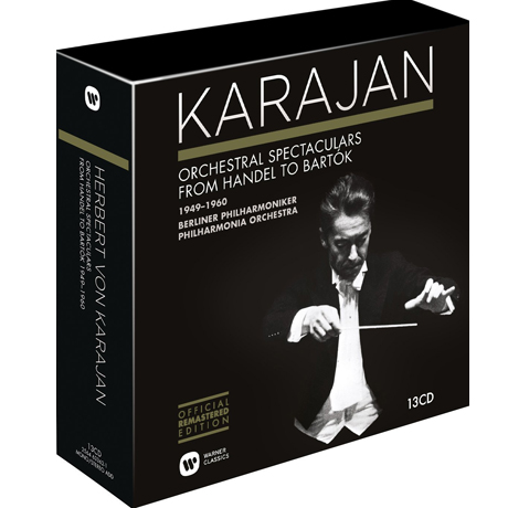 ORCHESTRAL SPECTACULARS FROM HANDEL TO BARTOK 1949-1960 [카라얀 7집: 관현악 명녹음]