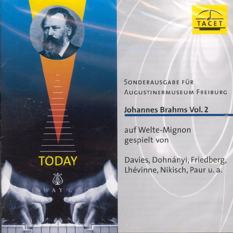 AUF WELTE-MIGNON GESPIELT VOL.2 [벨테 미뇽으로 연주한 브람스 곡집 2]