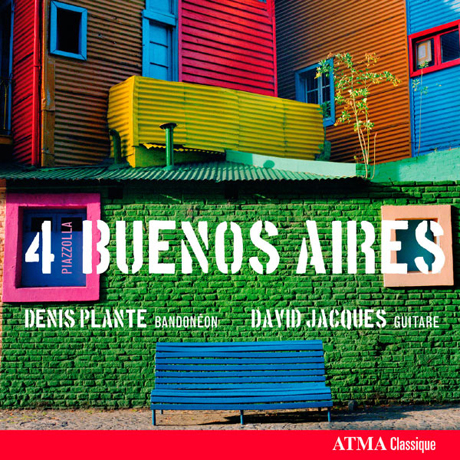 4 BUENOS AIRES/ DENIS PLANTE, DAVID JACQUES [피아졸라: 반도네온 & 기타 연주집]