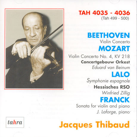 BEETHOVEN, MOZART, LALO, FRANCK VIOLIN CONCERTOS/ EDUARD VAN BEINUM [재발매 한정반 35,36집]