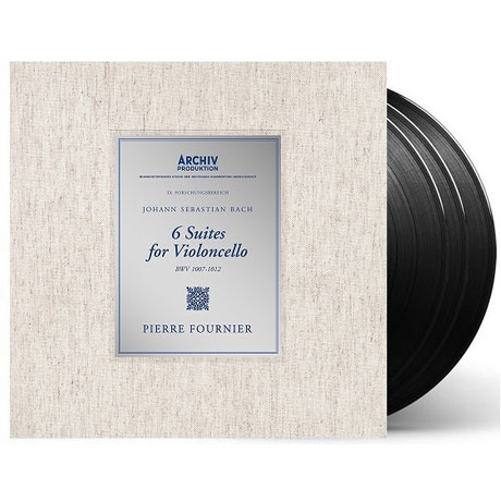 6 SUITES FOR VIOLONCELLO/ PIERRE FOURNIER [180G LP] [바흐: 무반주 첼로 모음 전곡 - 피에르 푸르니에] [한정반]