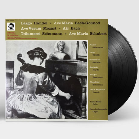 MUSIC FOR CELLO AND ORGAN/ HANS VOLLENWEIDER [180G LP] [율리우스 베히: 첼로와 오르간을 위한 음악] [한정반]