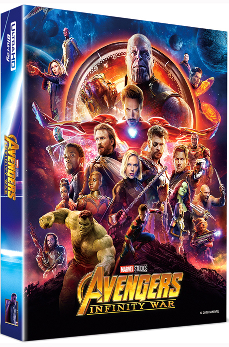 어벤져스: 인피니티 워 4K UHD+BD [B2 렌티큘러 스틸북 한정판] [AVENGERS: INFINITY WAR]