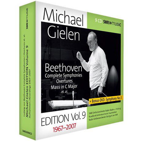 COMPLETE SYMPHONIES, OVERTURES, MASS/ MICHAEL GIELEN [9CD+DVD] [길렌 에디션 9집: 베토벤: 교향곡 전 (+1,3,5,7번 추가녹음), 서곡, 미사 C장조 외]