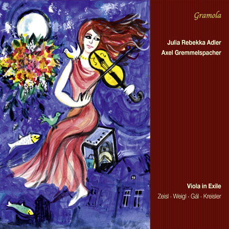 VIOLA IN EXILE: ZEISL, WEIGL, GAL, KREISLE [율리아 레베카 아들러: 비올라 소나타 작품집]