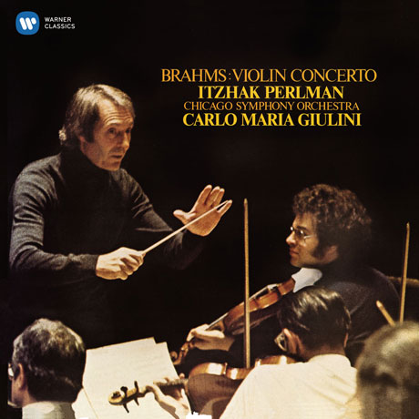 BRAHMS: VIOLIN CONCERTO/ CARLO MARIA GIULINI [펄만 15집 - 브람스: 바이올린 협주곡]