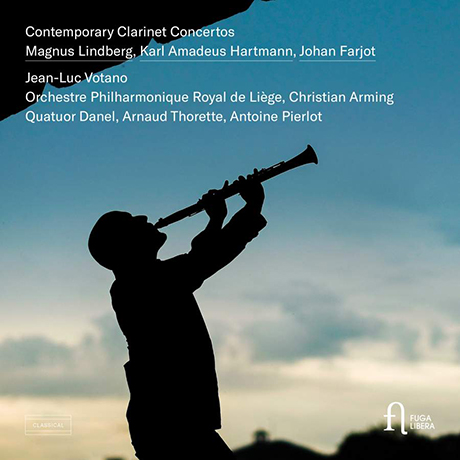 CONTEMPORARY CLARINET CONCERTOS/ JEAN-LUC VOTANO, CHRISTIAN ARMING [하르트만, 린드베리: 클라리넷 협주곡 - 장 뤼크 보타노, 크리스티안 아르밍]