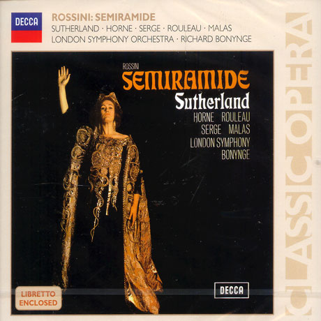 SEMIRAMIDE/ JOAN SUTHERLAND/ RICHARD BONYNGE