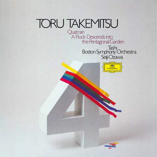 QUATRAIN, A FLOCK DESCENDS INTO THE PENTAGONAL GARDEN/ SEIJI OZAWA [타케미츠 작품집 - 오자와 세이지] [180G LP]