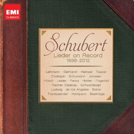 LIEDER ON RECORD 1898-2012 [슈베르트: 가곡녹음]