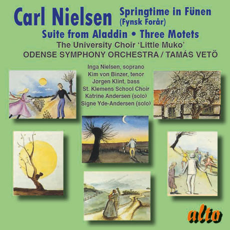 SPRINGTIME IN FUNEN, SUITE FROM ALADDIN, THREE MOTETS/ TAMAS VETO [닐센: 푸넨에서의 봄 & 알라딘 조곡]