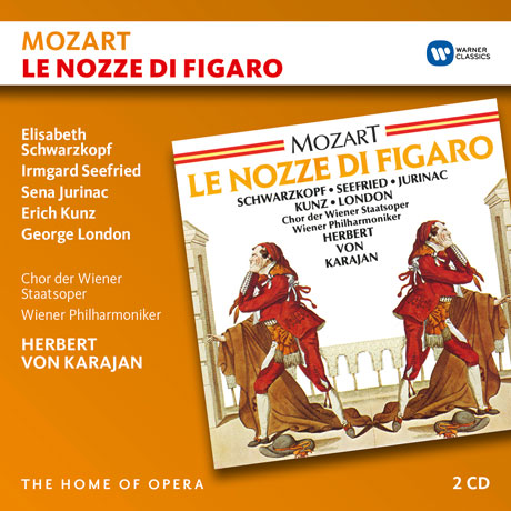 LE NOZZE DI FIGARO/ HERBERT VON KARAJAN [THE HOME OF OPERA] [모차르트: 피가로의 결혼]