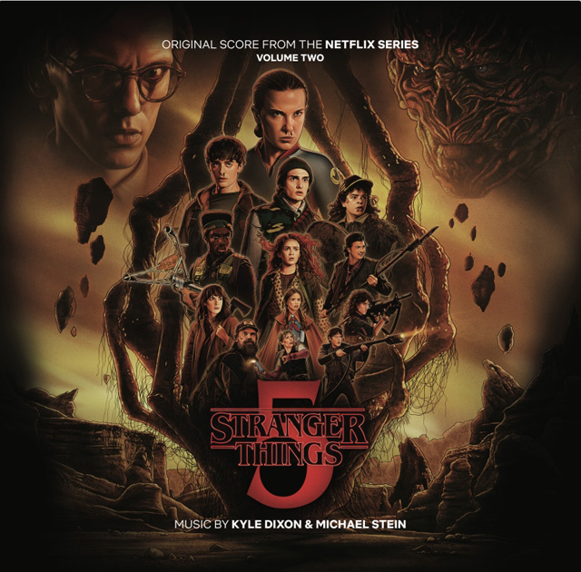 STRANGER THINGS 5: ORIGINAL SCORE FROM THE NETFLIX SERIES VOLUME TWO [기묘한 이야기 시즌 5-2] [METALLIC SILVER LP]