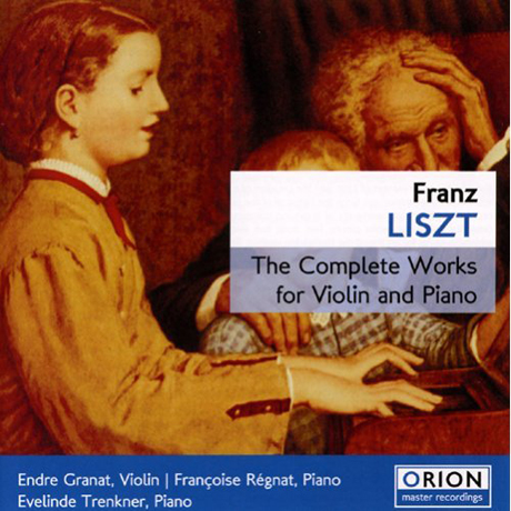 THE COMPLETE WORKS FOR VIOLIN AND PIANO/ ENDRE GRANAT, FRANCOISE REGNAT