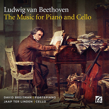 THE MUSIC FOR PIANO AND CELLO/ DAVID BREITMAN, JAAP TER LINDEN [베토벤: 피아노와 첼로를 위한 연주곡]