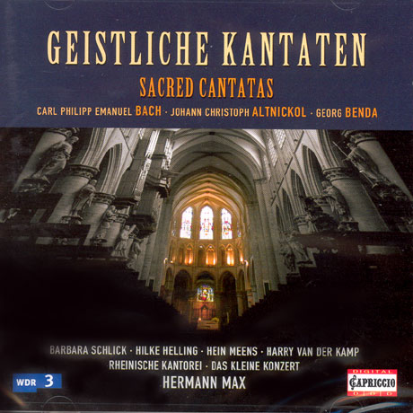 SACRED CANTATAS/ HERMANN MAX