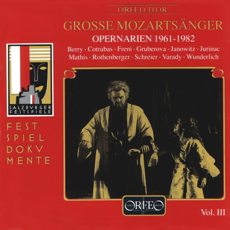 GROSS MOZARTSANGER VOL.3: OPERNARIEN 1961-1982 [모차르트 오페라 배역 모음 3집]