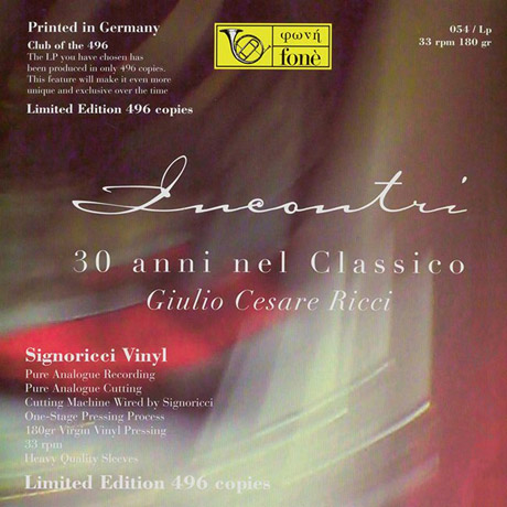 INCONTRI: 30 ANNI NEL CLASSICO [180G LP] [FONE 레코딩: 30주념 기념앨범]