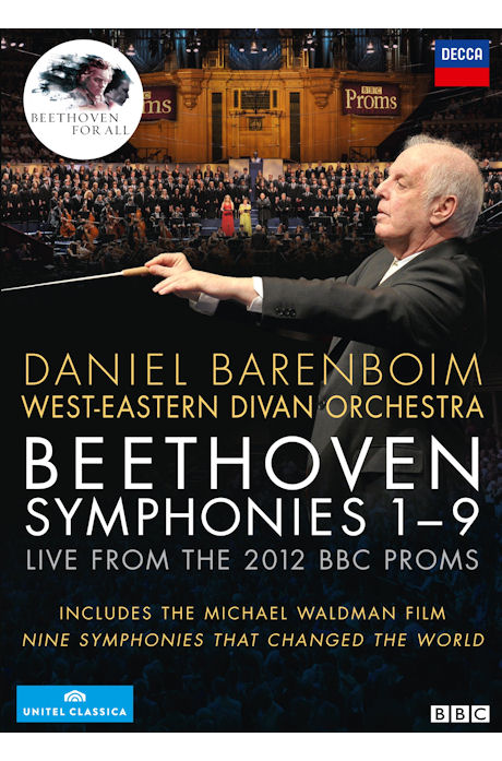SYMPHONIES 1-9: LIVE FROM THE 2012 BBC PROMS/ DANIEL BARENBOIM [다니엘 바렌보임 & 서동시집 오케스트라: 베토벤 교향곡 전곡 공연실황 & 다큐멘터리]