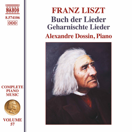 COMPLETE PIANO MUSIC VOL.57: BUCH DER LIEDER/ ALEXANDRE DOSSIN [리스트: 노래의 책 - 알렌상드르 도신]