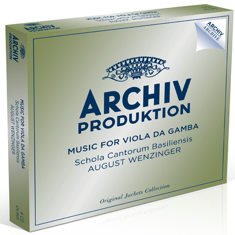 MUSIC FOR VIOLA DA GAMBA/ AUGUST WENZINGER [아우구스트 벤칭거: 비올라 다 감바 작품집]