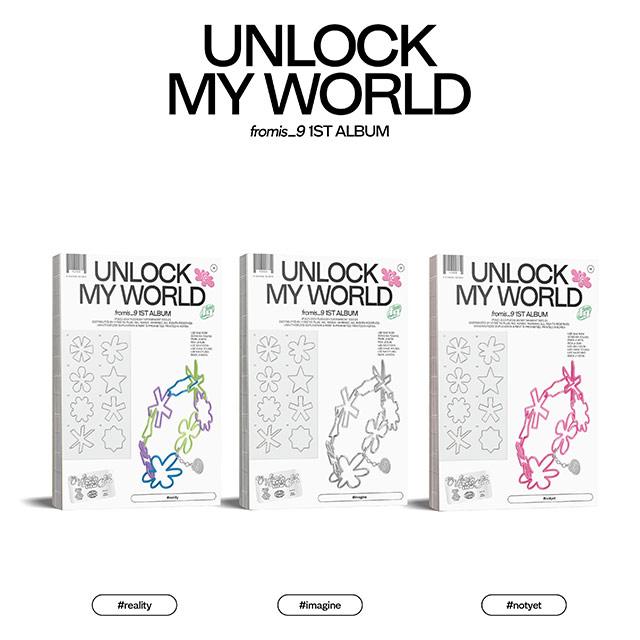 1ST ALBUM: UNLOCK MY WORLD [3종 세트]