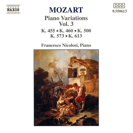 PIANO VARIATIONS VOL.3/ FRANCESCO NICOLOSI [모차르트: 피아노 변주곡 3집 - 프란체스코 니콜로시]