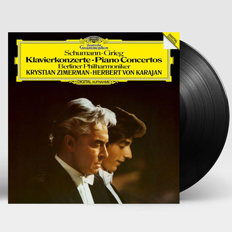 PIANO CONCERTOS/ KRYSTIAN ZIMERMAN, HERBERT VON KARAJAN [슈만 & 그리그: 피아노 협주곡 - 지메르만 & 카라얀] [180G LP]