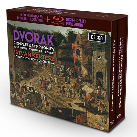 COMPLETE SYMPHONIES & TONE POEMS, OVERTURES, REQUIEM/ ISTVAN KERTESZ [9CD+BDA] [드보르작: 교향곡 전곡과 관현악]