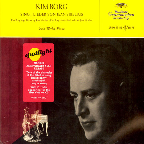 SINGT LIEDER VON JEAN SIBELIUS/ ERIK WERDA