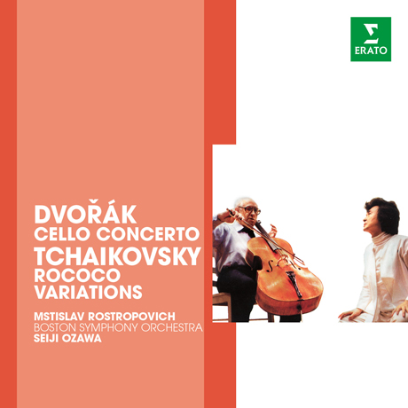 CELLO CONCERTO & ROCOCO VARIATION/ MSTISLAV ROSTROPOVICH, SEIJI OZAWA [ERATO STORY] [드보르작: 첼로 협주곡 & 차이코프스키: 로코코변주곡]