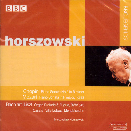 CHOPIN, MOZART, BACH ARR. LISZT [호르초프스키 리사이틀 선집]