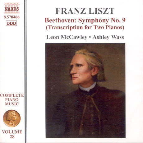 BEETHOVEN SYMPHONY NO.9 TRANSCRIPTION FOR TWO PIANOS [LISZT PIANO MUSIC 28]
