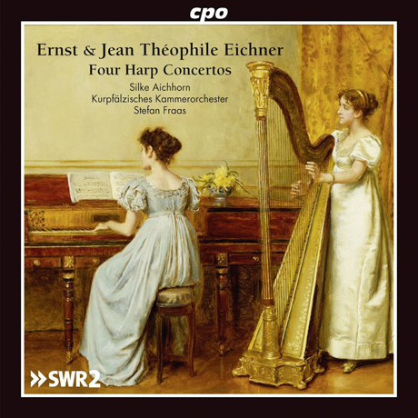 FOUR HARP CONCERTOS/ SILKE AICHHORN, STEFAN FRAAS [에른스트 & 장 테오필 아이흐너: 하프 협주곡집]