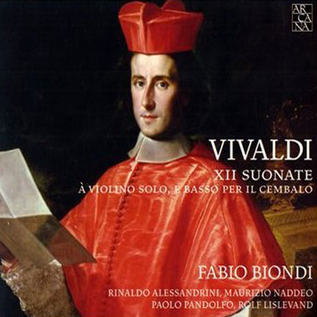12 SUONATE: MANOSCRITTO DI MANCHESTER/ FABIO BIONDI [비발디: 12개의 바이올린 소나타-맨체스터 소나타]