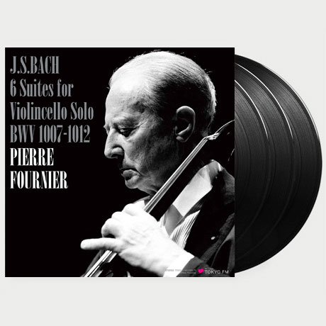 6 SUITES FOR VIOLINCELLO SOLO/ PIERRE FOURNIER [바흐: 무반주 첼로 모음곡 전곡 - 피에르 푸르니에] [한정반] [180G LP]