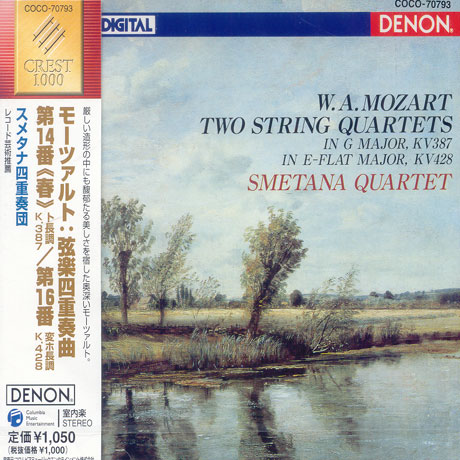 STRING QUARTETS K.387 & K.428/ SMETANA QUARTET