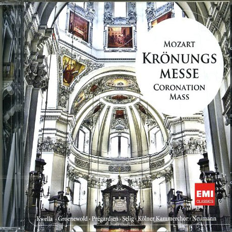 CORONATION MASS/ KOLNER KAMMERCHOR, PETER NEUMANN [INSPIRATION] [모차르트: 대관식미사]