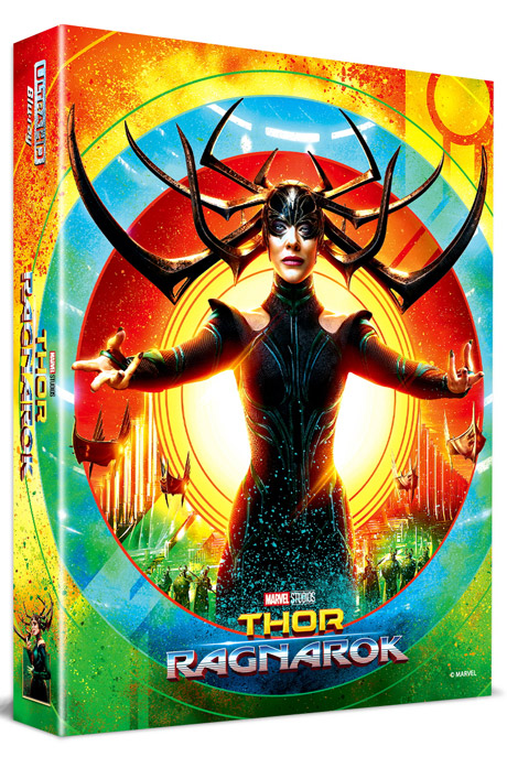 토르: 라그나로크 4K UHD+3D+BD [B1 렌티큘러 풀슬립 스틸북 한정판] [THOR: RAGNAROK]