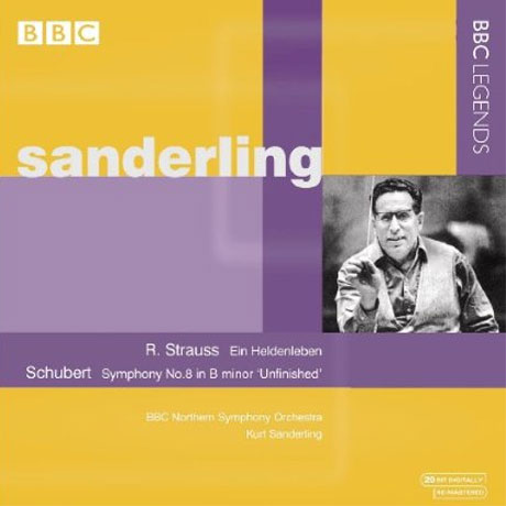 EIN HELDENLEBEN OP.40, SYMPHON NO.8 `UNFINISHED`/ KURT SANDERLING