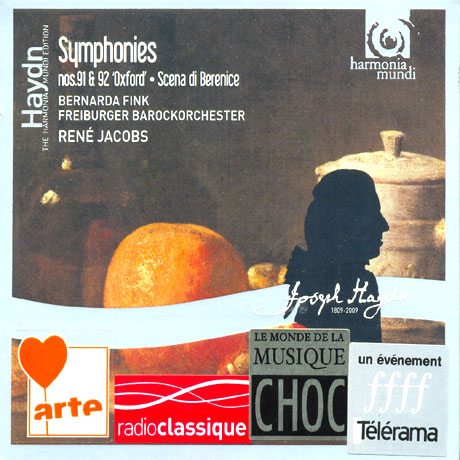 SYMPHONIES NOS.91 & 92/ RENE JACOBS