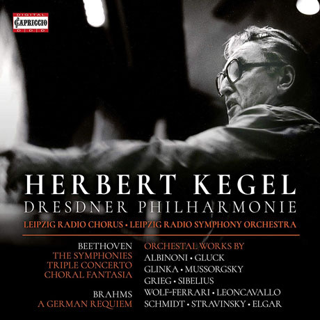 THE SYMPHONIES & A GERMAN REQUIEM/ HERBERT KEGEL [베토벤: 교향곡 전곡(합창 환상곡 포함) & 브람스: 독일 레퀴엠 - 케겔 최후의 녹음들]